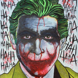 The Joker - David Rachman - tekening - Zaansgroen