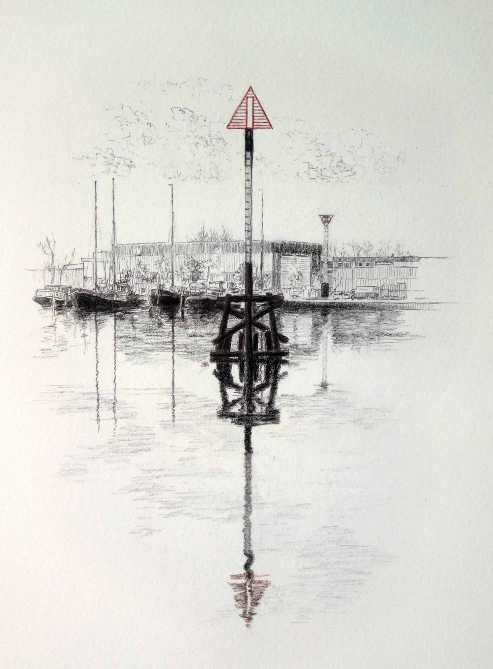 Baken Oude haven van Zaandam