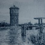 frans room - watertoren - assendelft - zeefdruk - zaansgroen