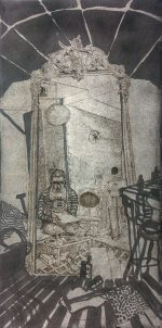 19451 hans kuyt zelfportret gemengde techniek