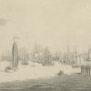 Vue de la Rhade d' Amsterdam. Bateau à Vapeur sur Zaandam. - Afbeelding 4