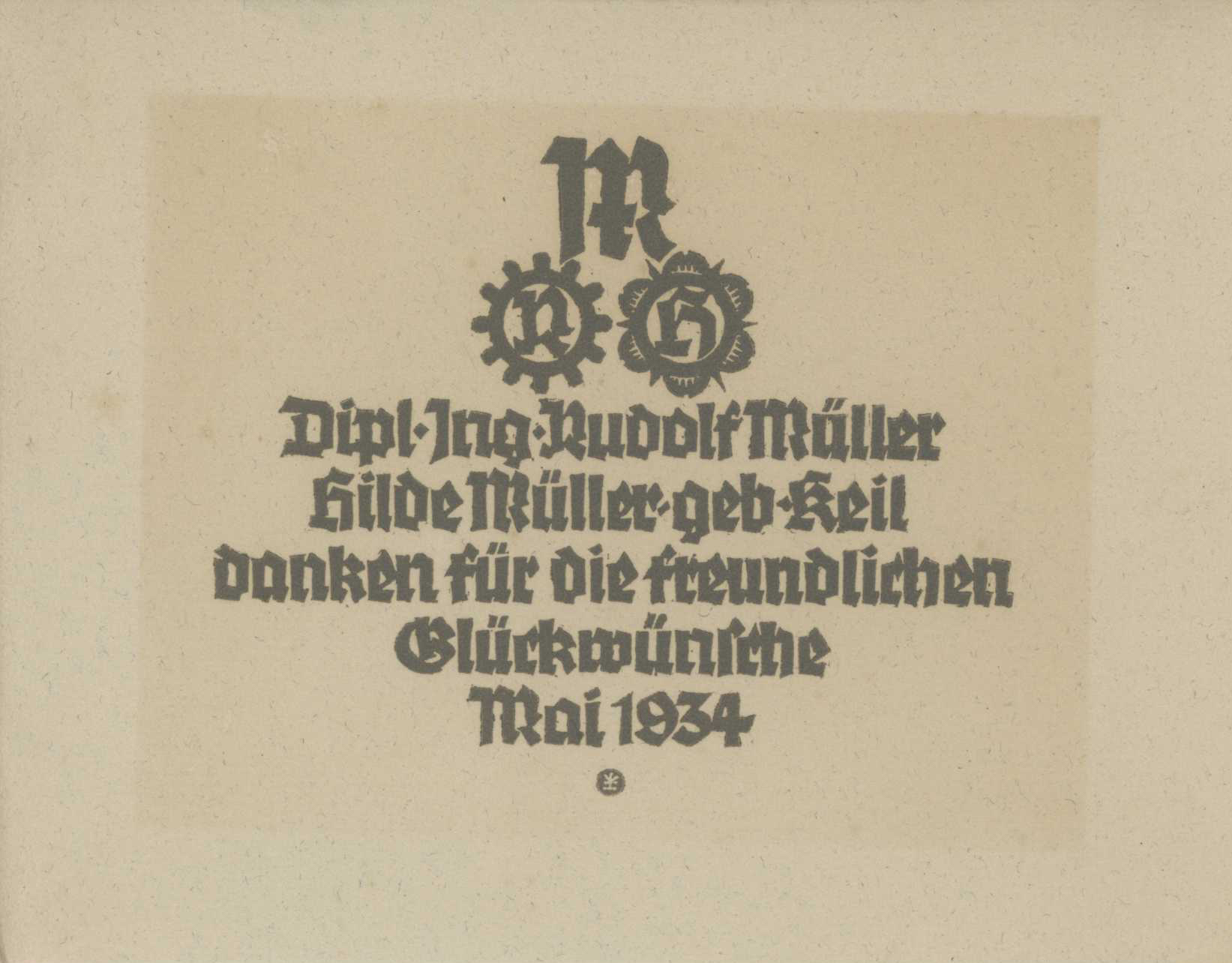 Featured image for “Freunlichen Gluckwunsche 1934 - Rudolf Müller”