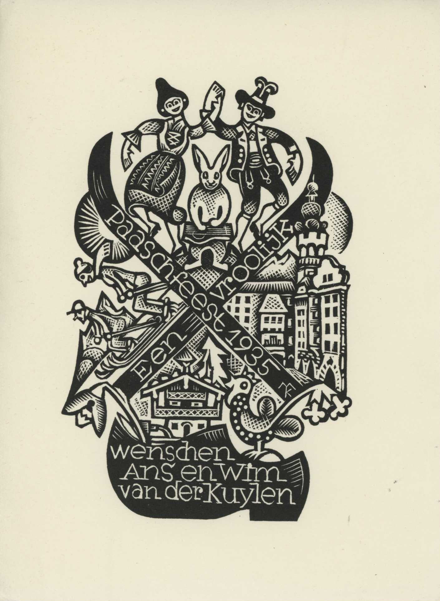 Featured image for “Vrolijk Paaschfeest 1935 - Van der Kuylen”