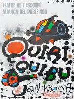 Quiri Quibu John Brossa - aankondiging Joan Miró