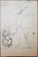 Schets Luis Filcer tekening unicum