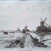 Gezicht bij Zaandam - molen de Ooievaar - Afbeelding 2