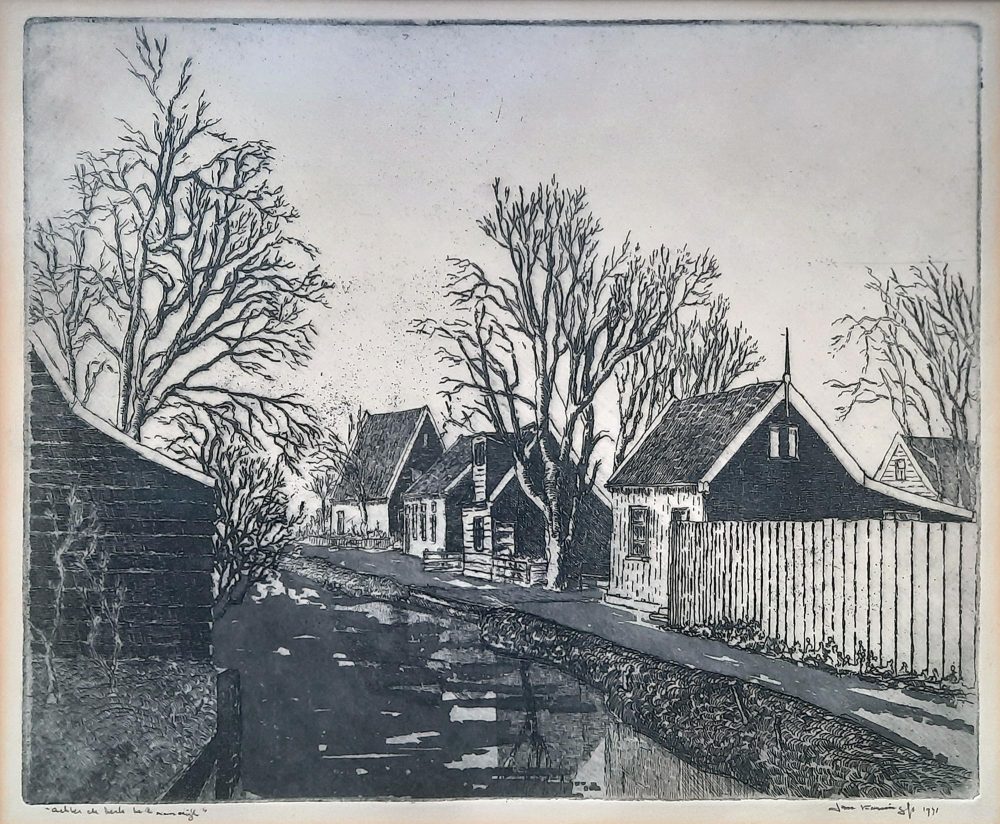 Achter de Zaandijker kerk - Afbeelding 2
