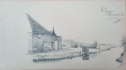 remmet jacobus oudejan potlood tekening