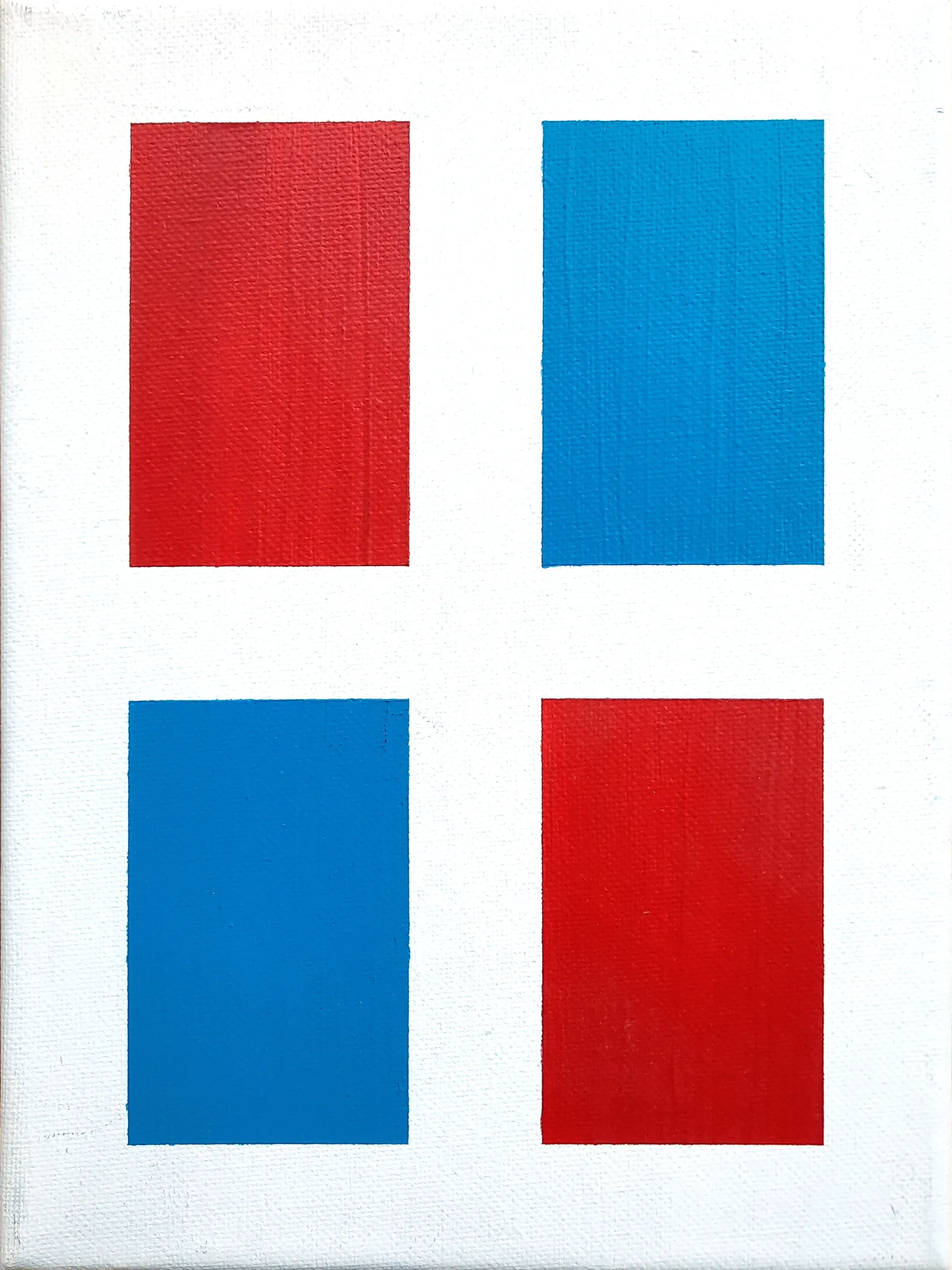 Featured image for “Abstract - rood / blauw / rood / blauw”