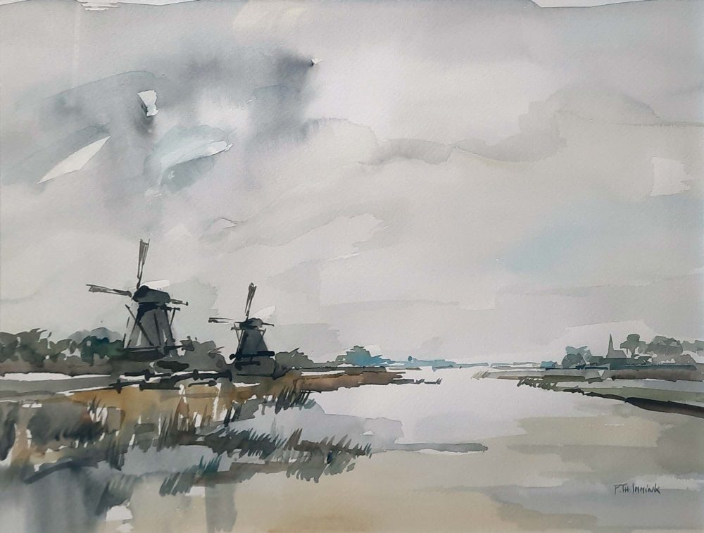 Noord-Hollands Landschap - Afbeelding 2
