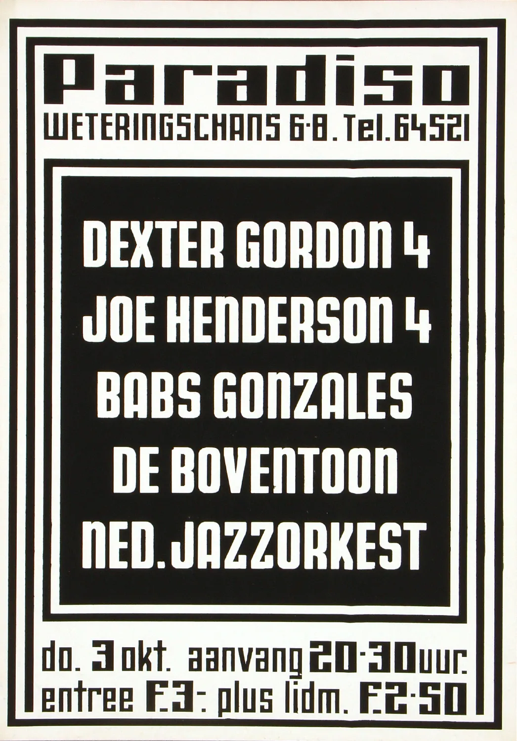 Featured image for “Jazz - 3 oktober 1974”