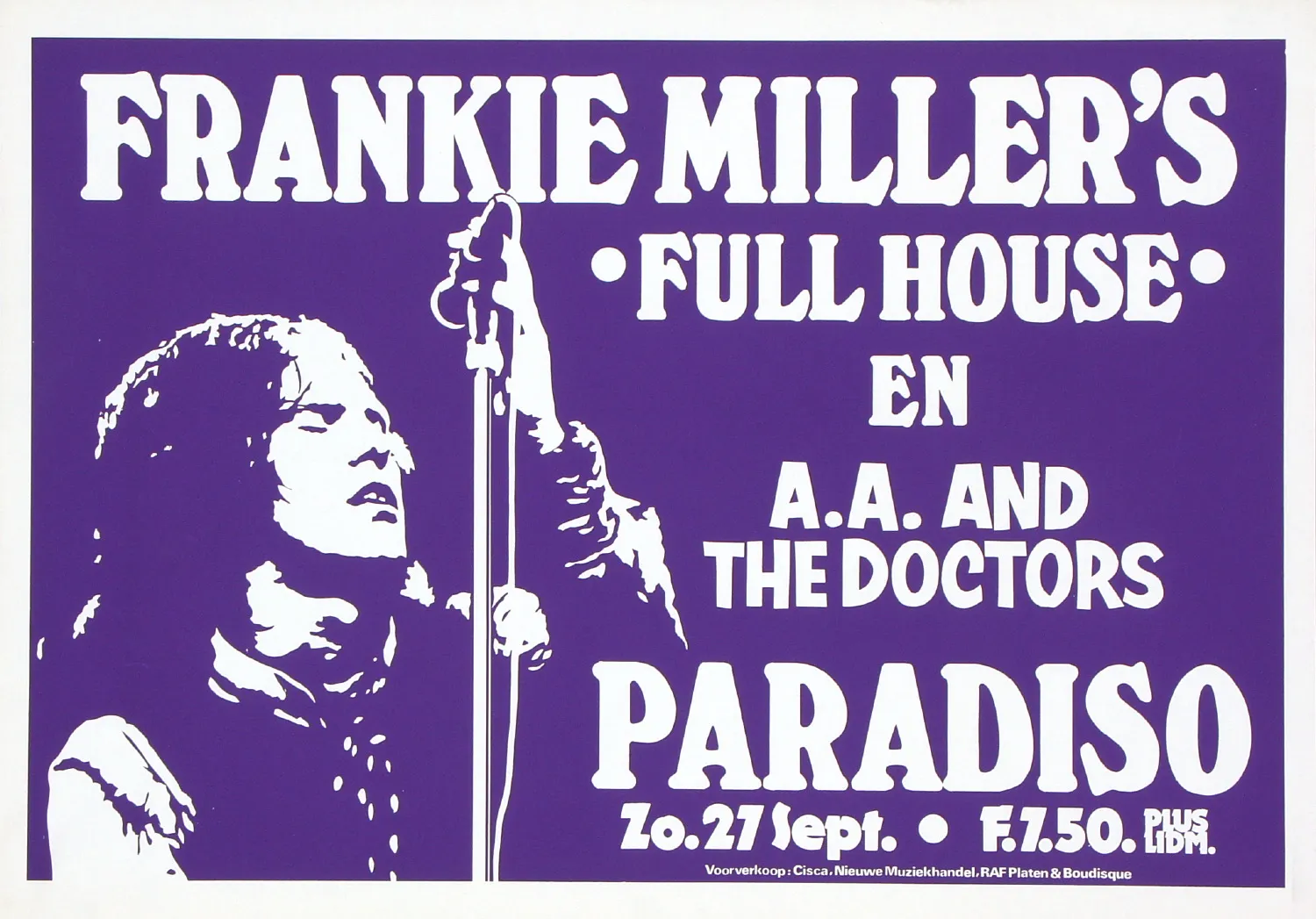 Featured image for “Frankie Miller's Full House + The Doctors”