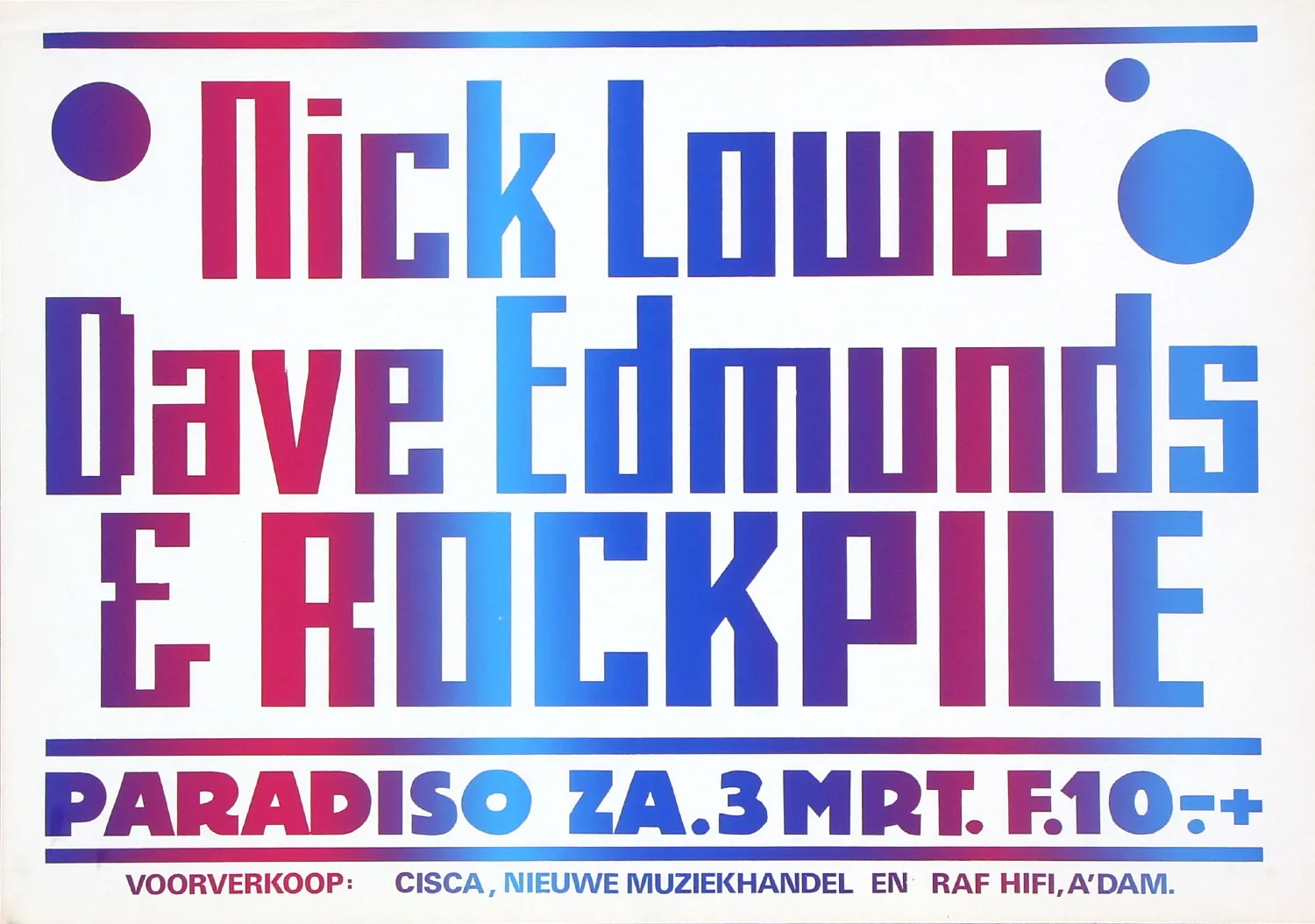 Featured image for “Nick Lowe - Dave Edmunds - Rockpile”