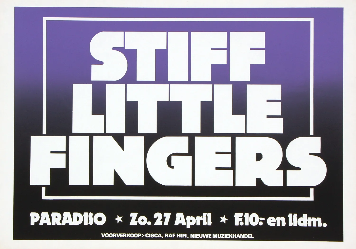 Featured image for “Stiff Little Fingers 1980”