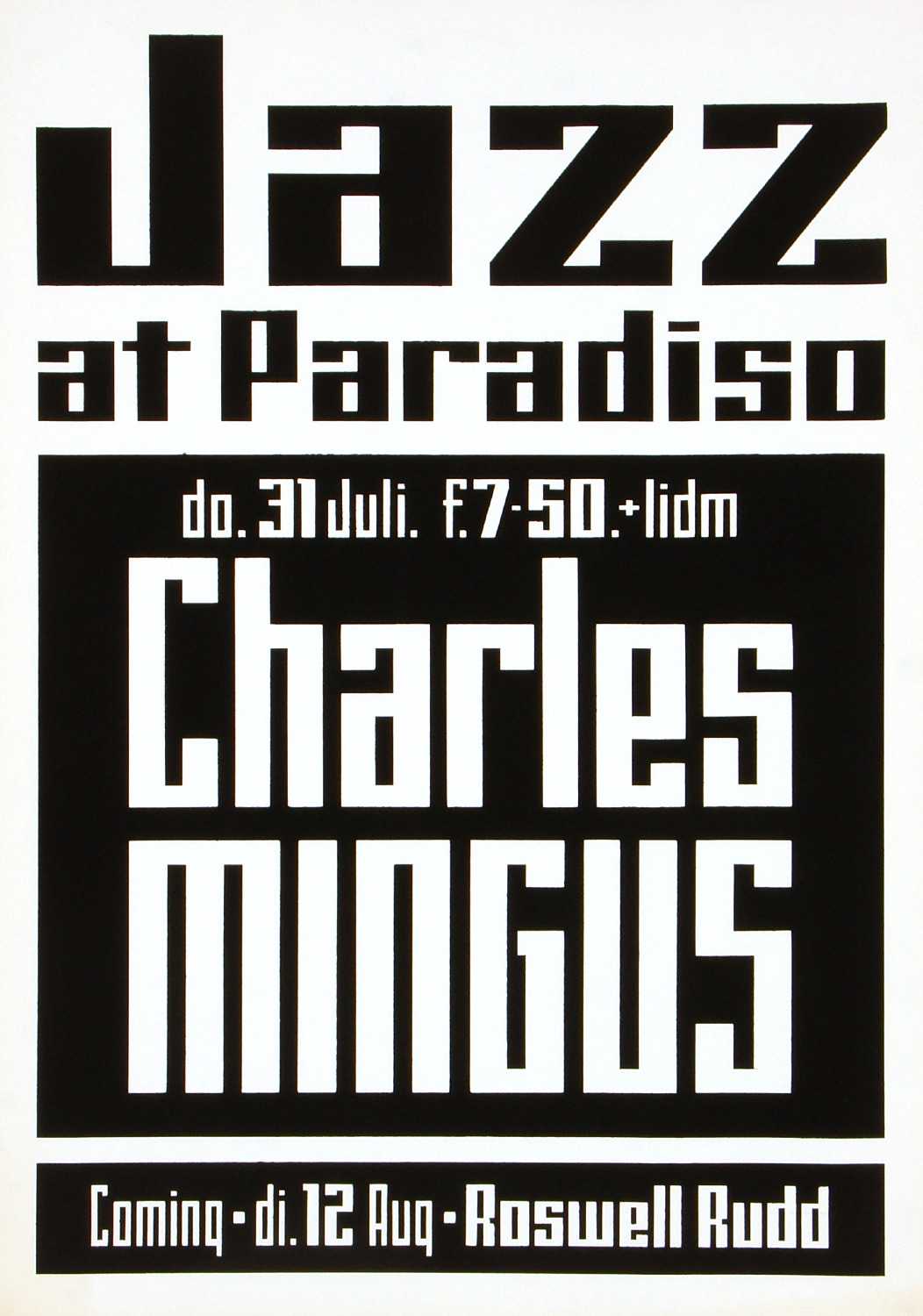 Featured image for “Jazz at Paradiso - juli 1975”