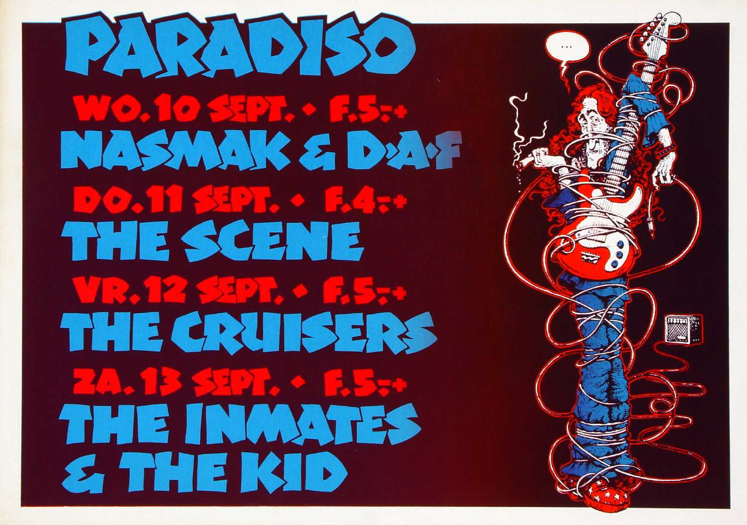 Featured image for “The Scene - Cruisers - Inmates & the Kid - september 1980”