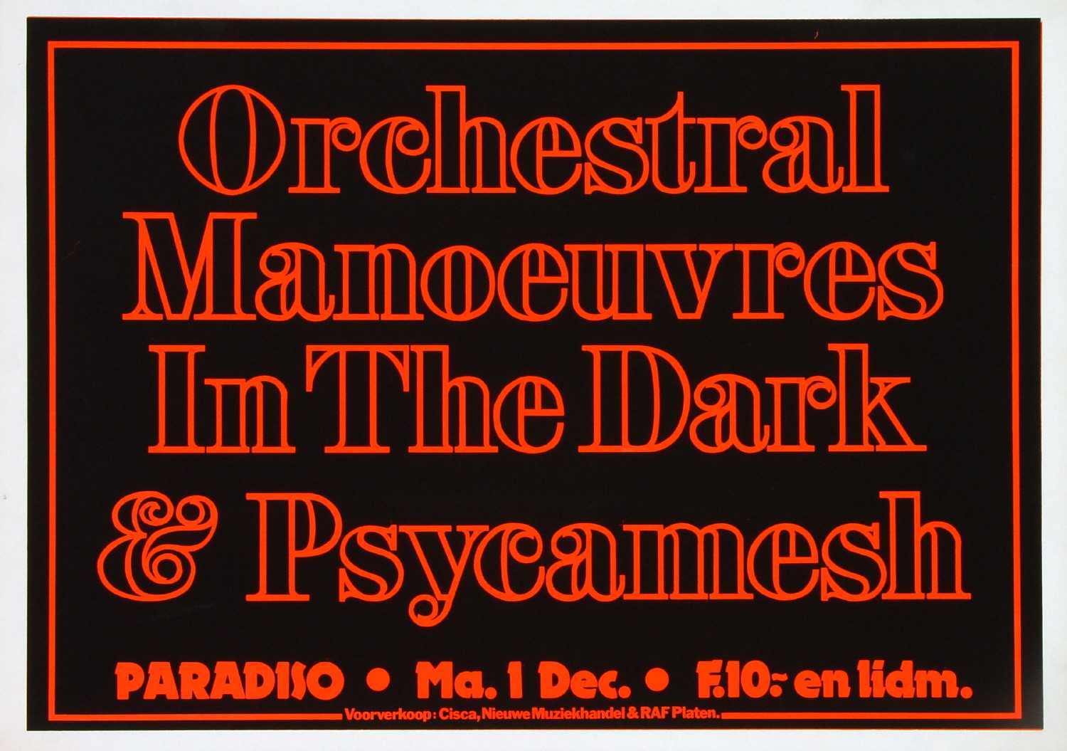 Featured image for “Orchestral Manoeuvres in the Dark - 1 december 1980”