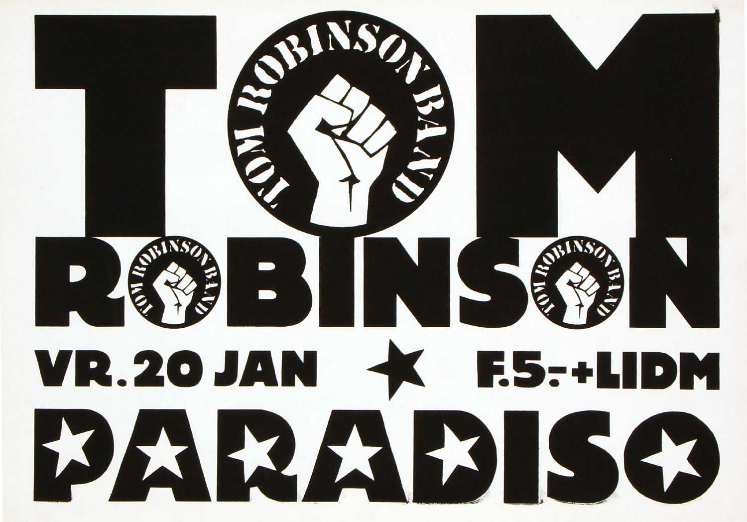 Featured image for “Tom Robinson - 20 januari 1978”