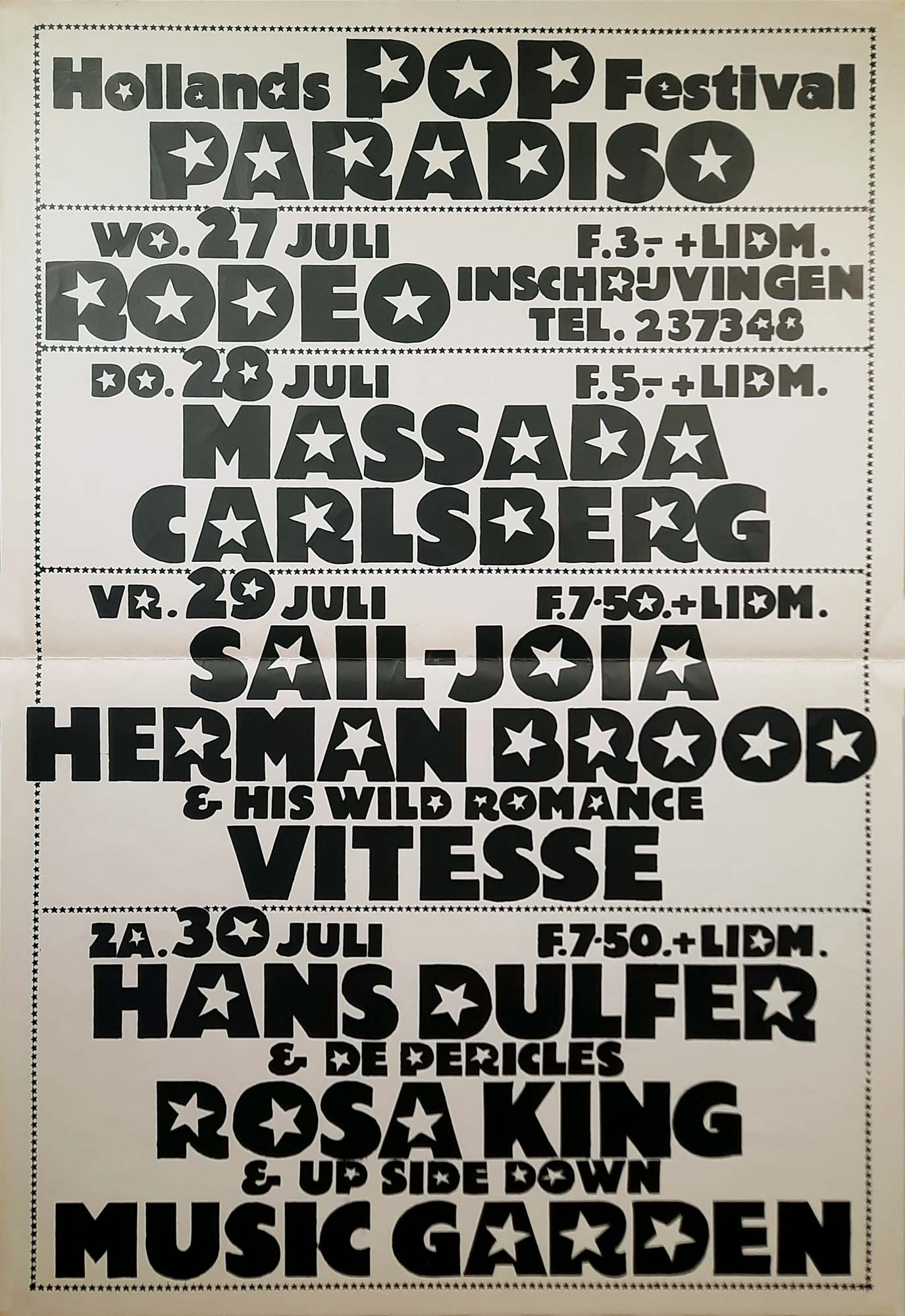 Featured image for “Hollands Popfestival Paradiso 1977”