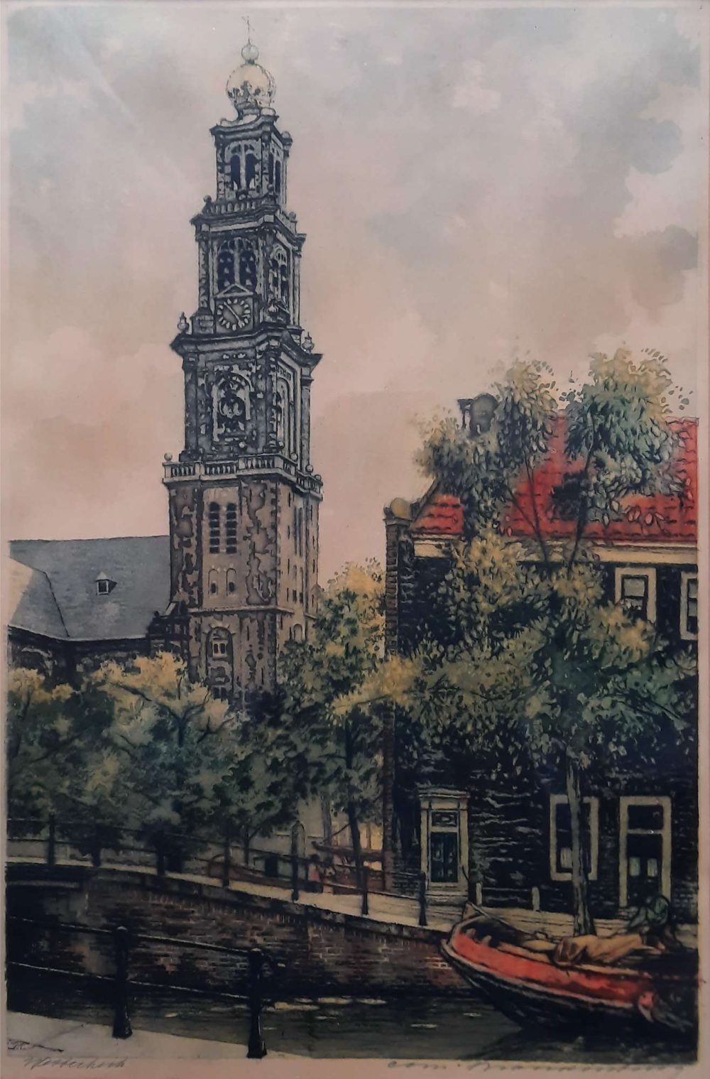 Westerkerk gekleurd - Afbeelding 2