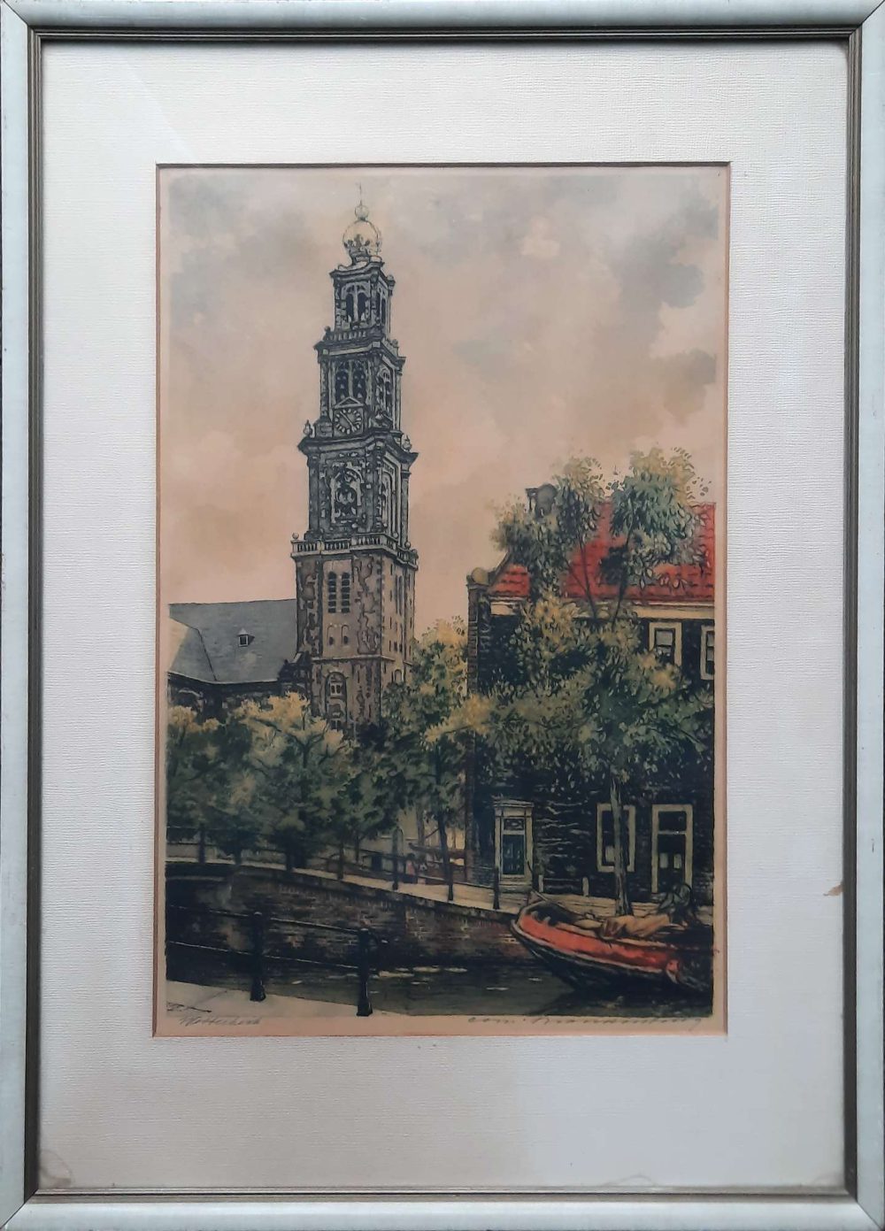 Westerkerk gekleurd