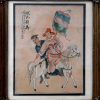 Zhu Yuhan rijdt paard