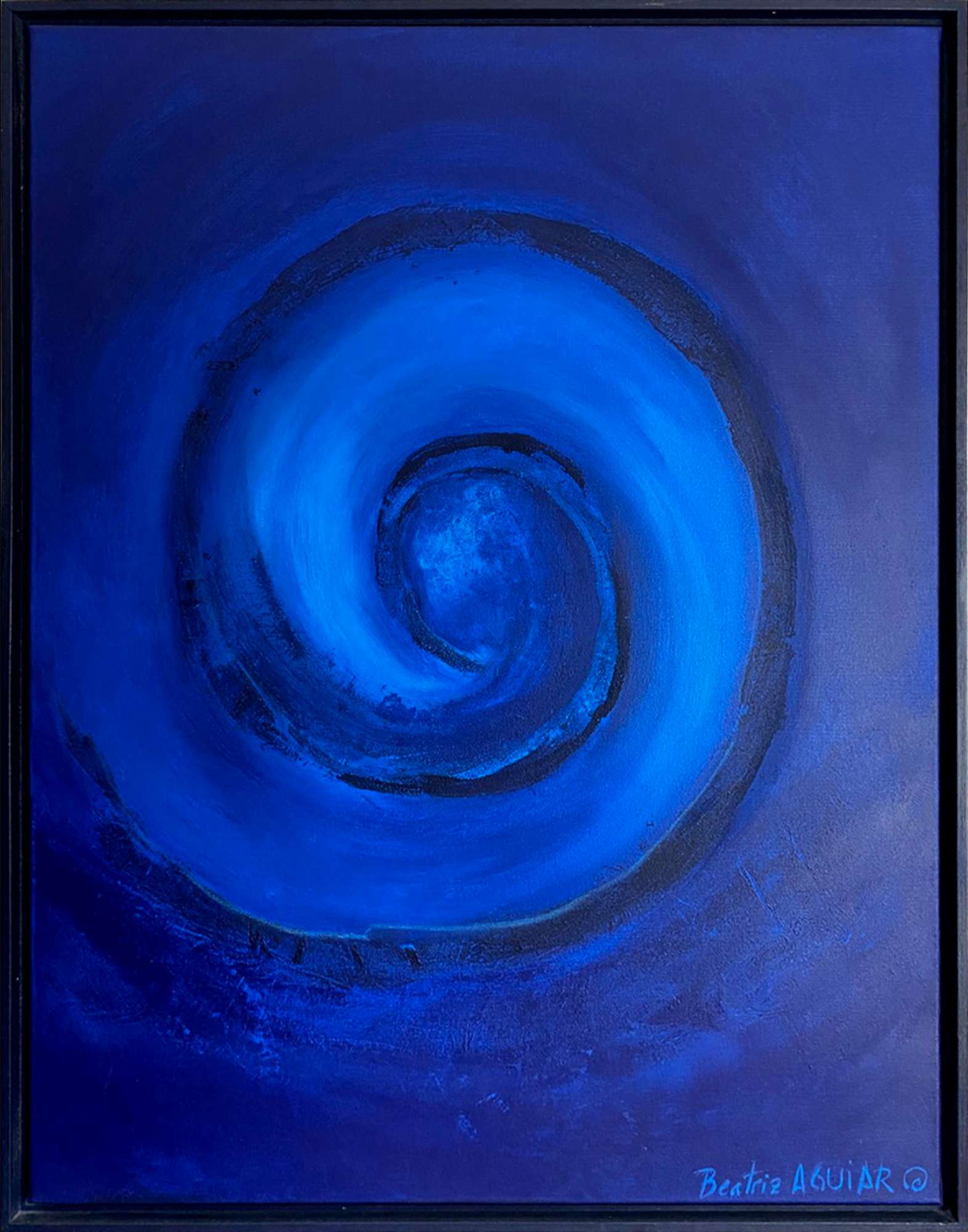Featured image for “Blue spiral - The unconscious Mind”