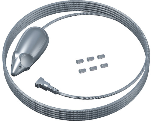 Featured image for “Mouse staal ophangkoord 150cm voor Click Rail & Top Rail”