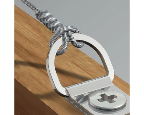 Featured image for “Lijstaccessoire D-ring hanger set + staalkabel”