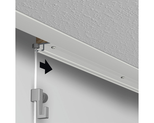 Featured image for “Top Rail ALL-IN-ONE 1X2m WIT + 2x perlon Glijder + 2x haak 4kg”
