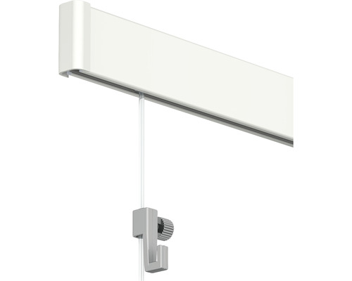 Featured image for “Click Rail ALL-IN-ONE 3X2m WIT - RAL 9010 + 4x perlon + 4x haak 4kg”