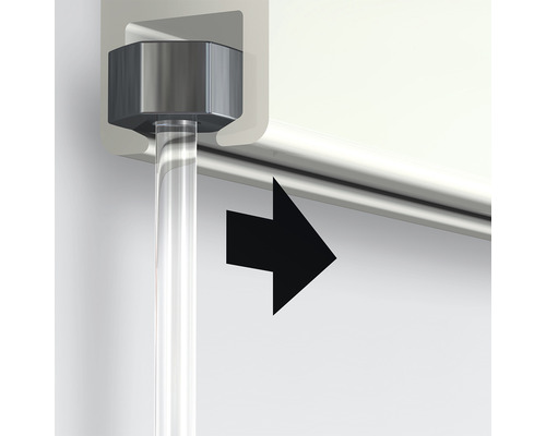 Click Rail ALL-IN-ONE 3X2m WIT - RAL 9016 + 4x perlon + 4x haak 4kg - overschilderbaar - Afbeelding 4