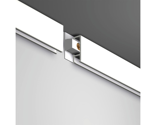 Click Rail ALL-IN-ONE 3X2m WIT - RAL 9016 + 4x perlon + 4x haak 4kg - overschilderbaar - Afbeelding 3